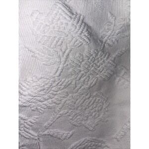 Matelasse Coverlet  bright  White Bedspread COLUMBINE CODY Twin 66x96  Portugal